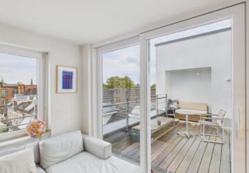 Blickrichtung Dachterrasse