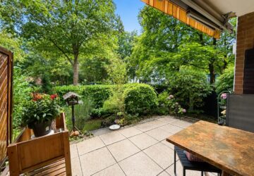 Terrasse mit Garten