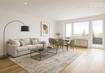 Wohnzimmer - Beispiel Foto fertig renoviert