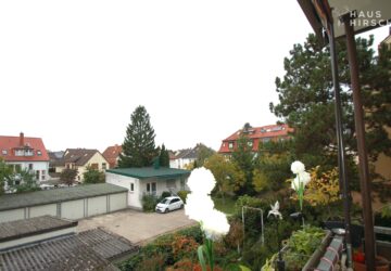 Blick vom Balkon