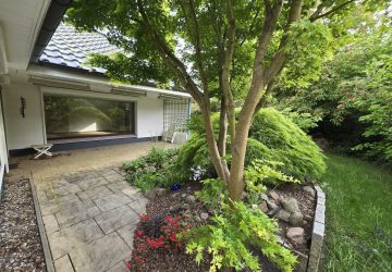 Vom Gartenarchitekten angelegter Garten