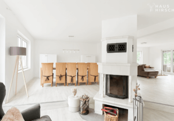 Kamin/Essbereich renoviert