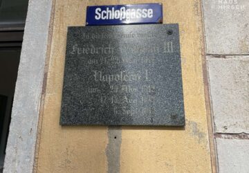 Erinnerungstafel Napoleon an Haus