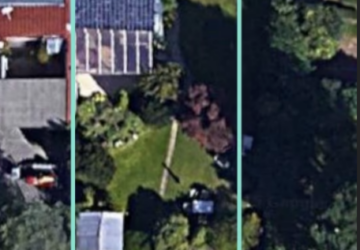 Grundstück von oben