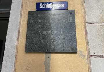Erinnerungstafel Napoleon an Haus