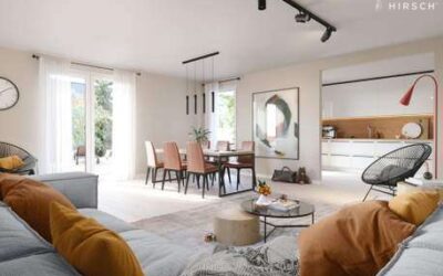 Wohn-/Esszimmer - Visualisierung (Beispieldarstellung)