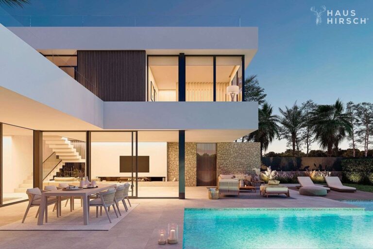 Außenbereich am Abend