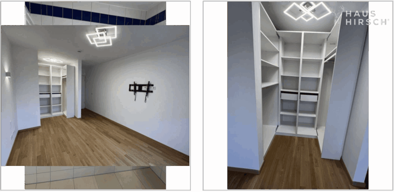 Flur mit Einbauschrank