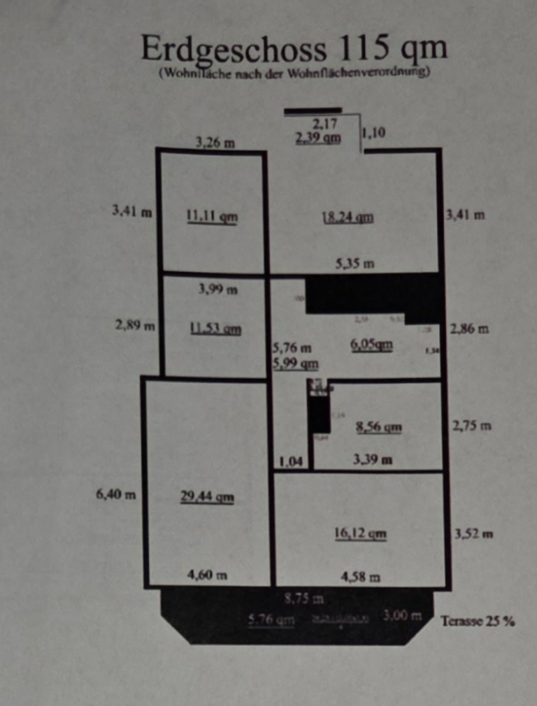 Grundriss Erdgeschoss