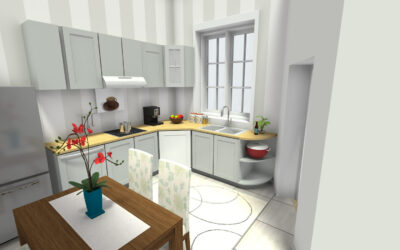 Immobilien 9 Küche - 3D Foto