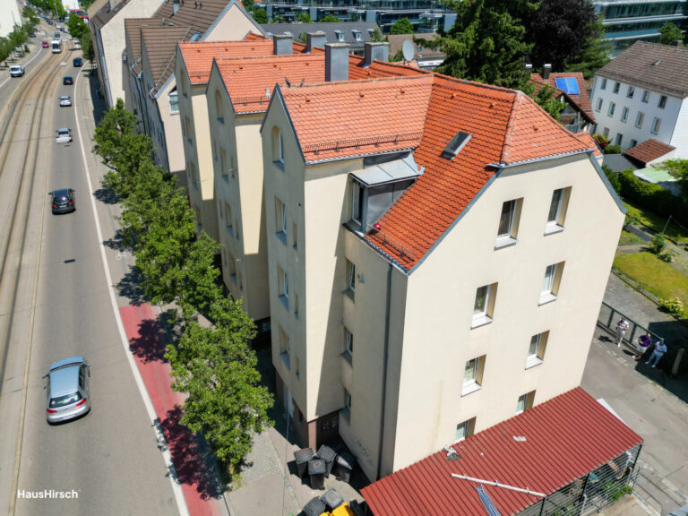 Gebäude Seitenansicht