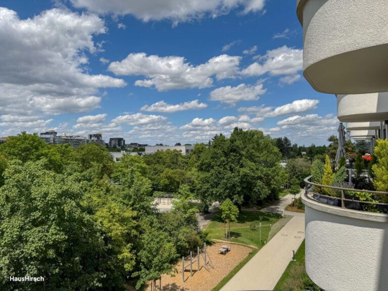 Ausblick Balkon