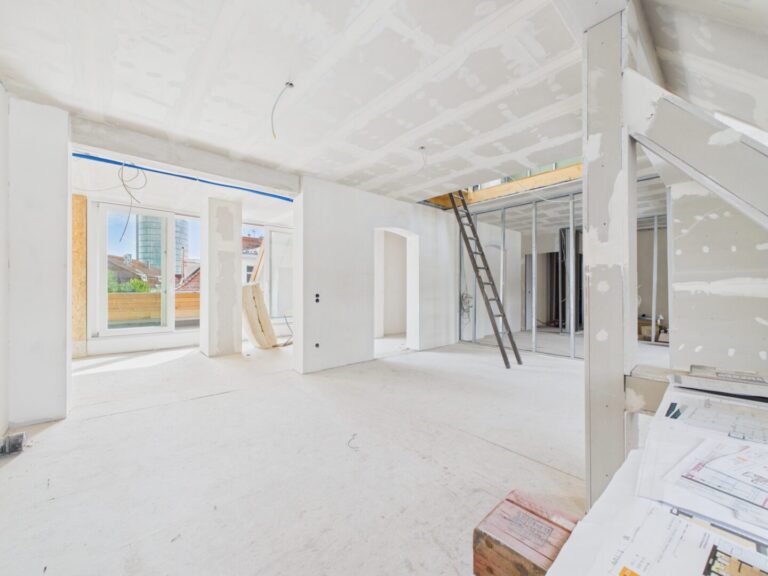 Wohnbereich Rohbau
