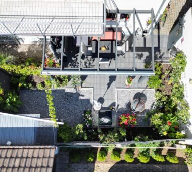 Draufsicht Garten