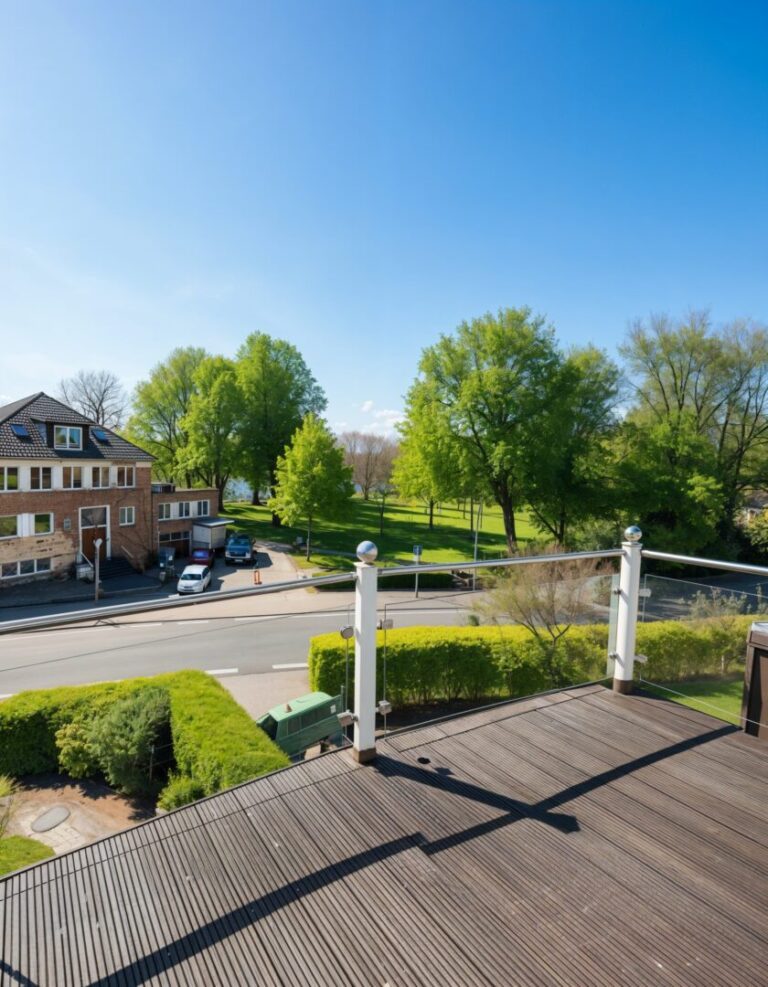 Alster direkt gegenüber