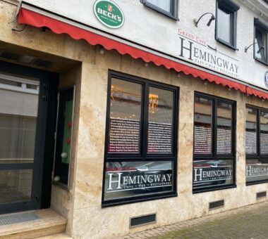 Außenansicht Café Hemingway