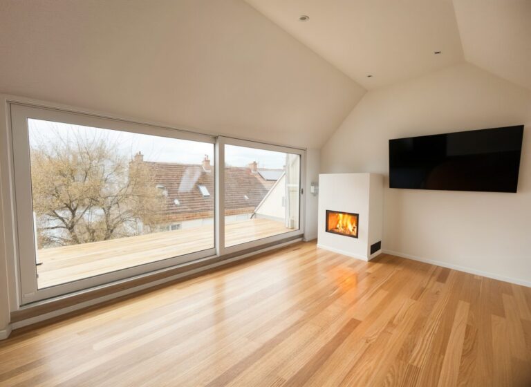 Wohnzimmer unmöbliert