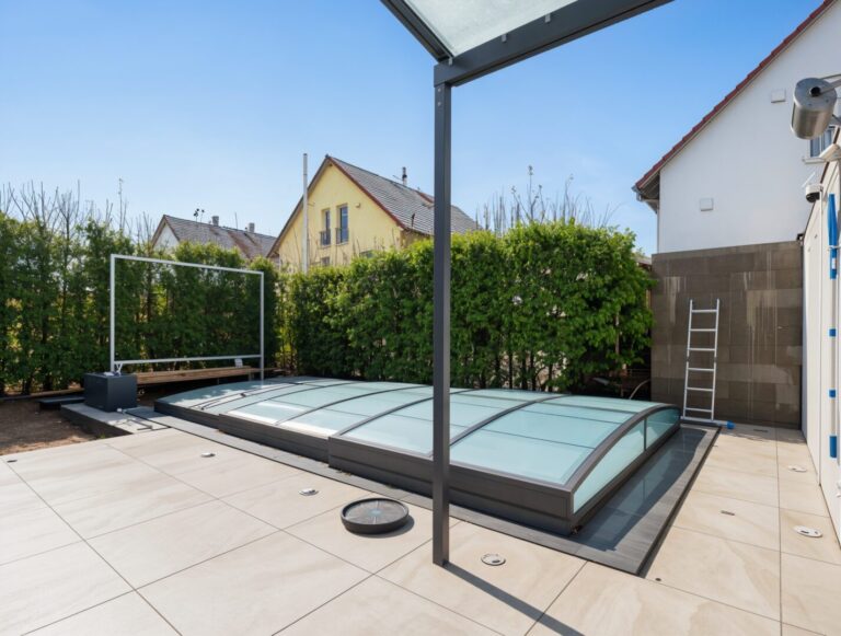 Überlaufpool beheizt