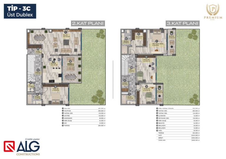 DUBLEX 4+1 ÜST KAT  2