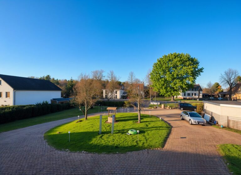 Grundstücksansicht Balkonsicht