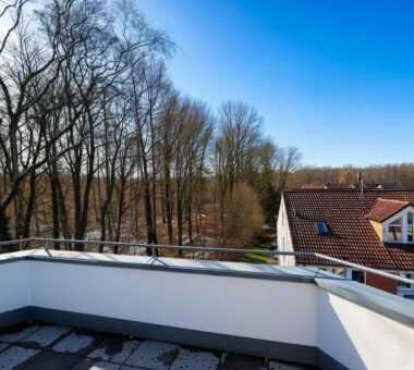 Großer Balkon In Süd-Westausrichtung