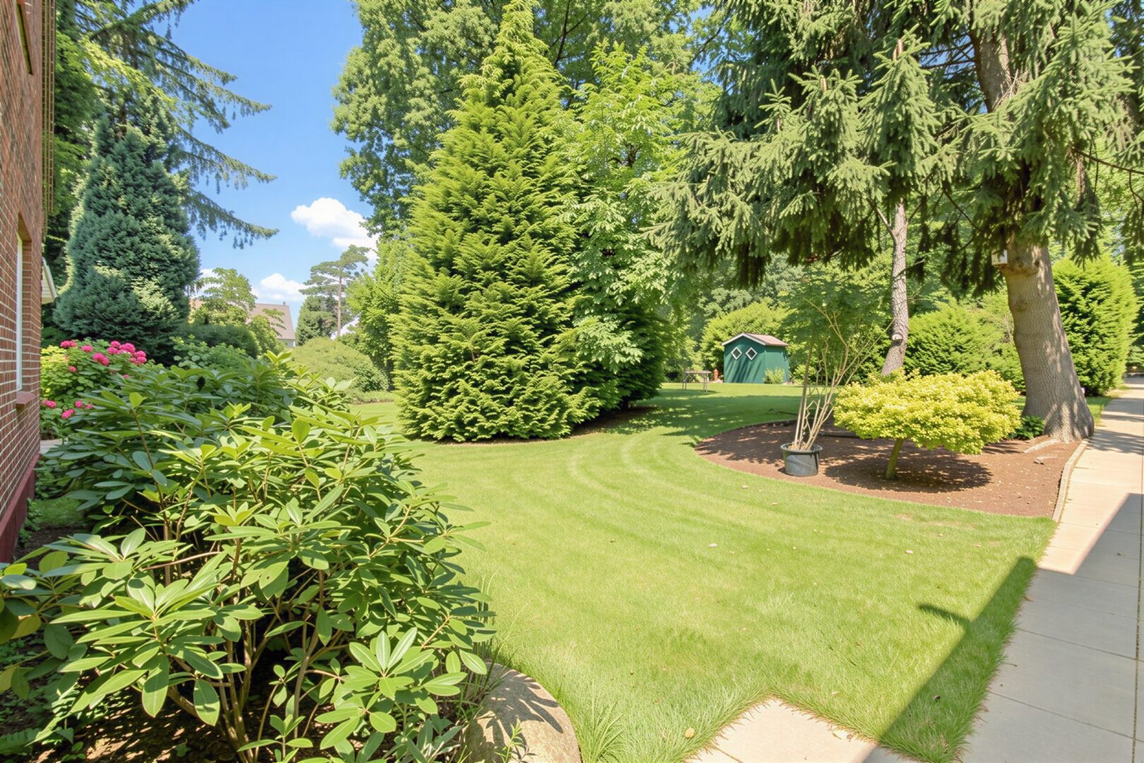 Garten vorderes Grundstück 1.2 - (KI generiert)